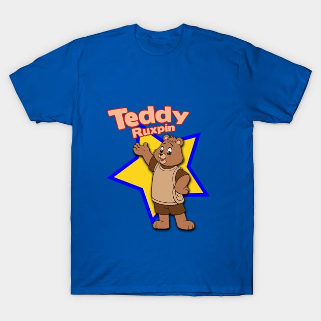 teddy ruxpin 80s toys T-Shirt by Naive Rider
